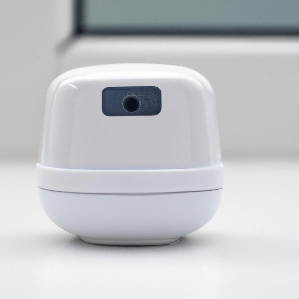 A close-up of a PIR detector alarm, highlighting the advanced motion sensing technology, alongside various security alarm systems for home protection.