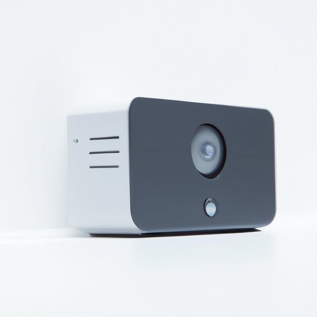 A state-of-the-art wireless alarm system setup for enhanced security in high-risk areas, featuring motion detectors and GSM technology.