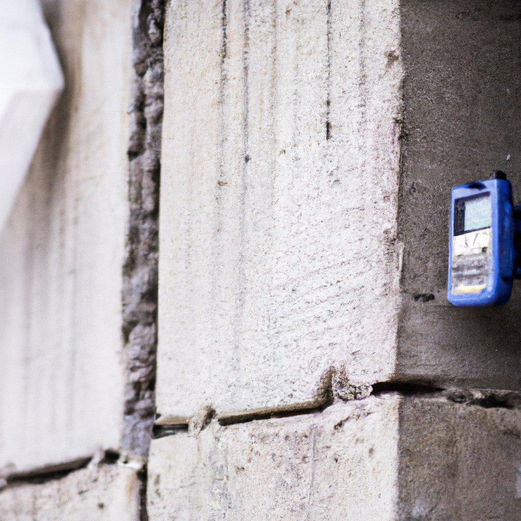 A construction site secured with a professional wireless alarm system, featuring wireless motion detectors and cameras.