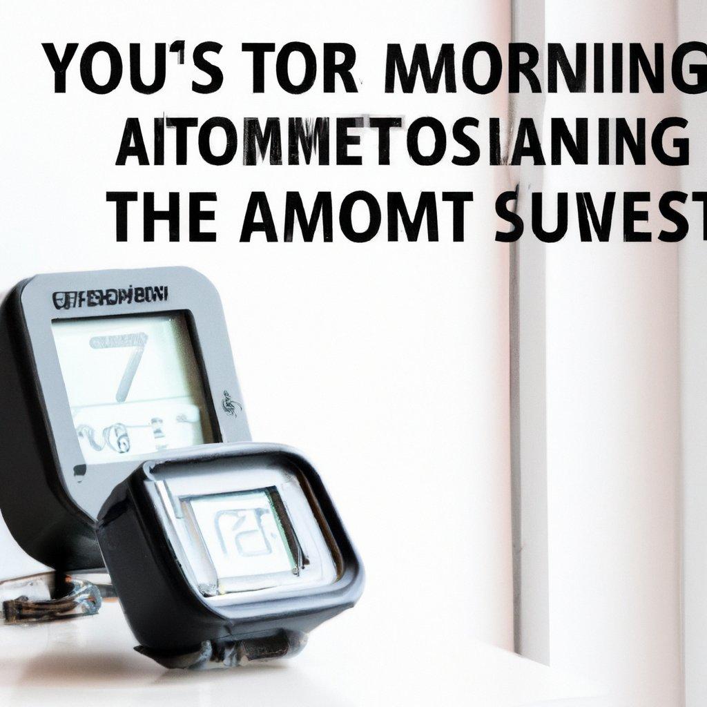 A modern wireless alarm system setup featuring motion detector Wi-Fi, showcasing the components of an effective security solution for home safety.