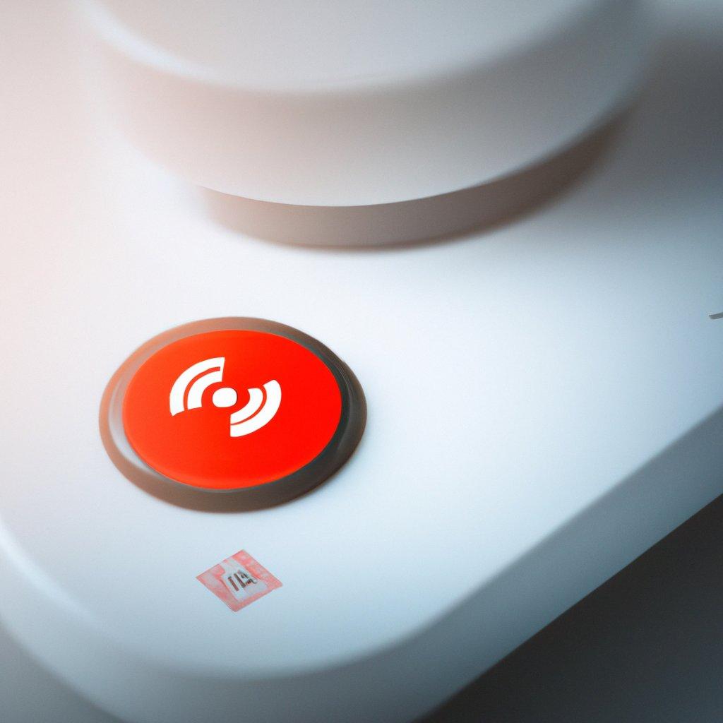 A modern wireless alarm system installation at home, showcasing motion detectors and control panel, symbolizing home security.