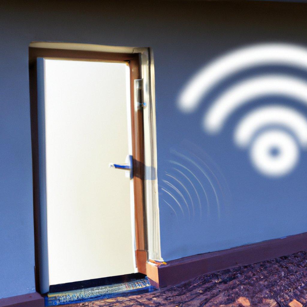 A modern wireless security alarm system installed in a home, showcasing the technology and features of the best wireless burglar alarms available.