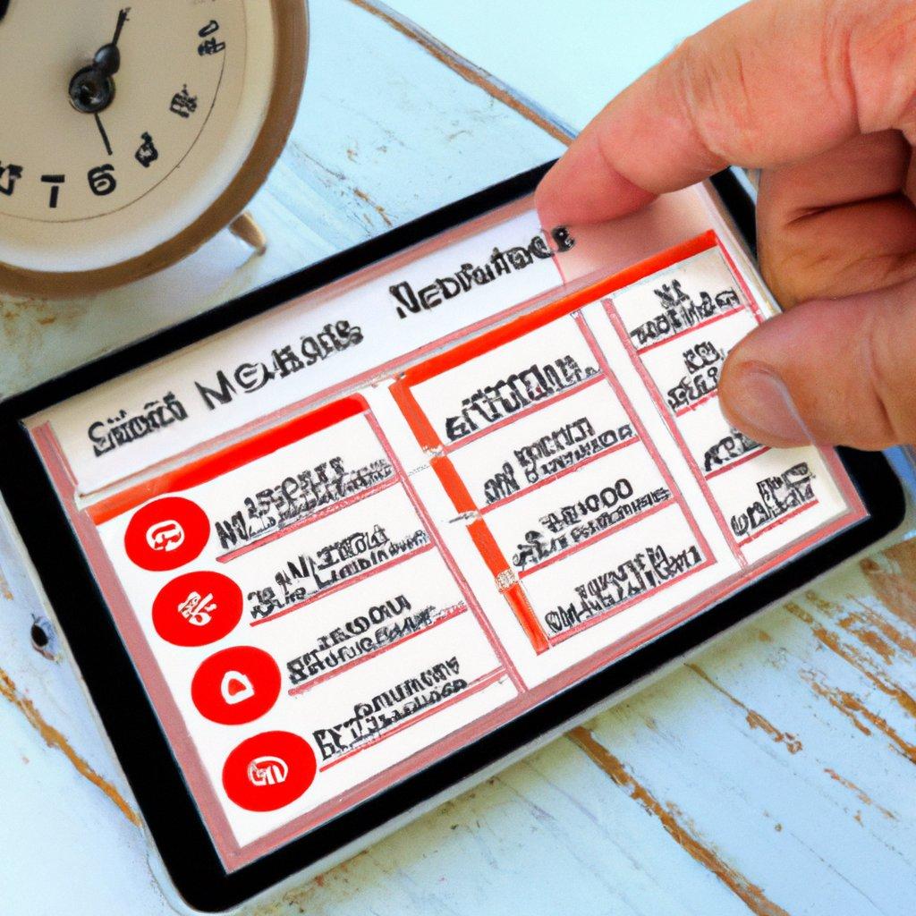 A person adjusting settings on a smartphone for a wireless alarm system while planning their vacation, showcasing home security technology.