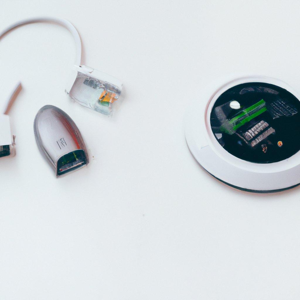 A modern wireless alarm system setup, showcasing a WiFi burglar alarm with motion detector in a home environment, emphasizing advanced security features.