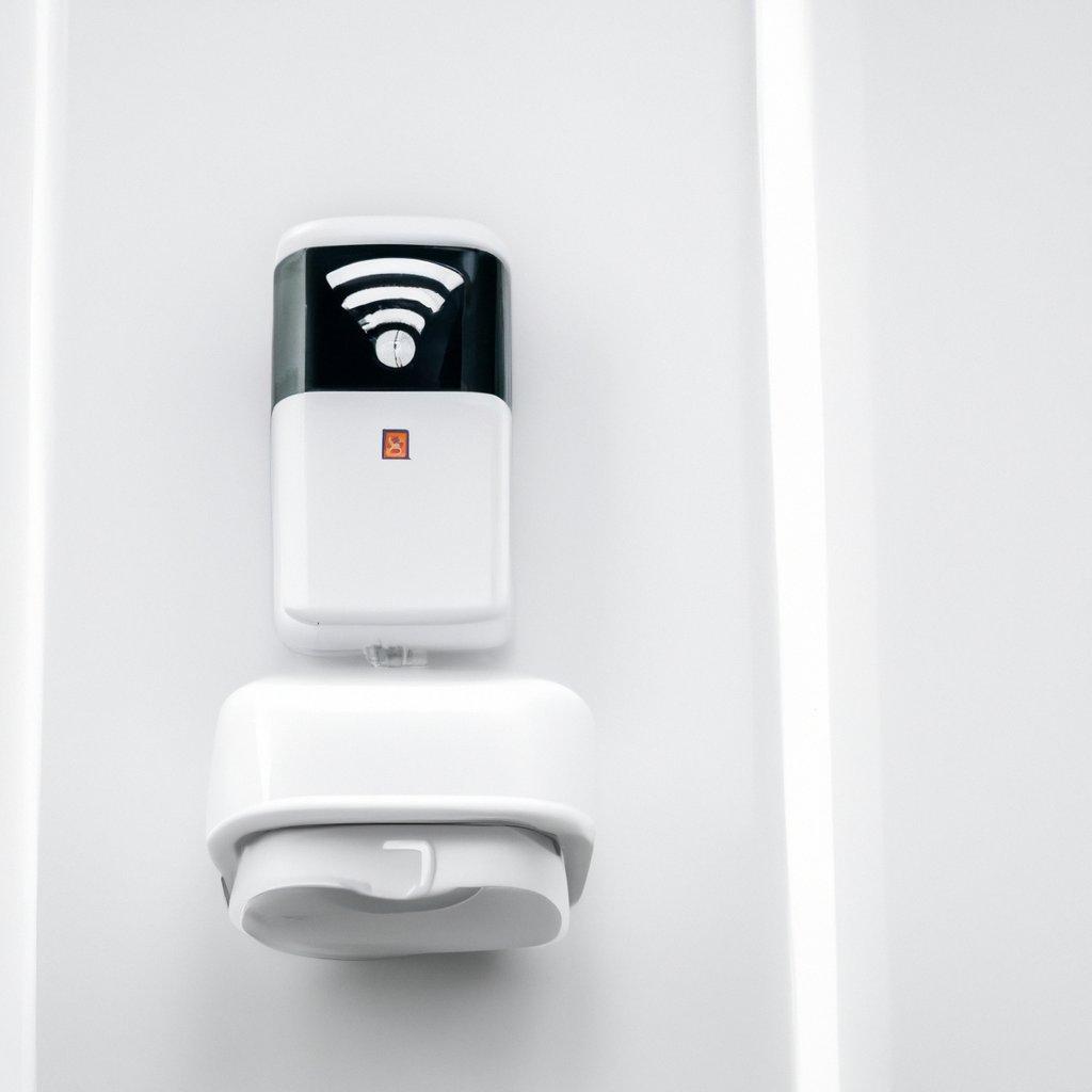 An image showing various wireless security alarm devices, including motion detectors, displaying the different types of automatic alarms suitable for retail security.