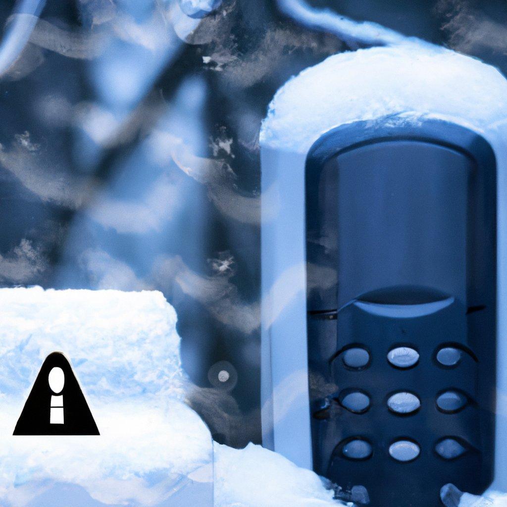 A modern wireless alarm system installed in a home, showcasing advanced technology for enhanced security against burglaries and intrusions.