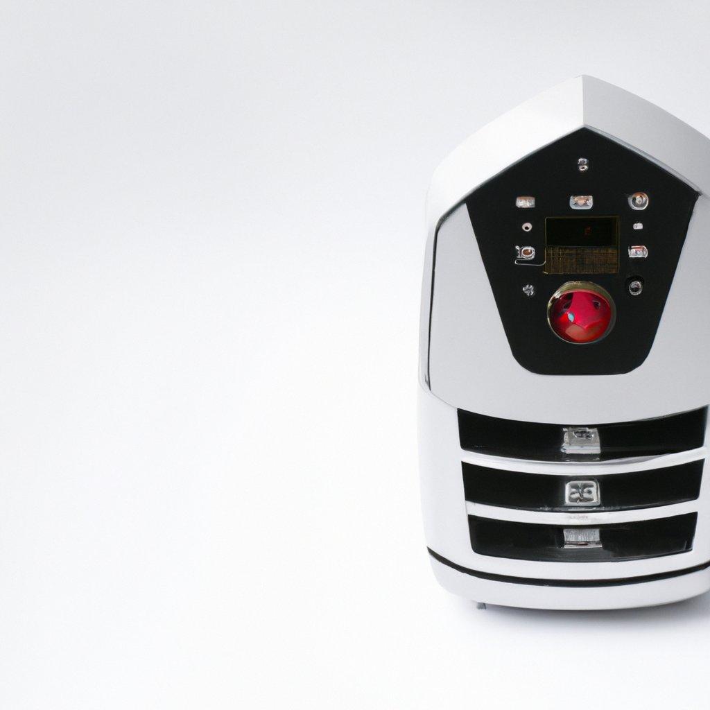 A modern home security system featuring a wireless alarm, motion detector, and GSM technology, ensuring effective protection against intrusions.