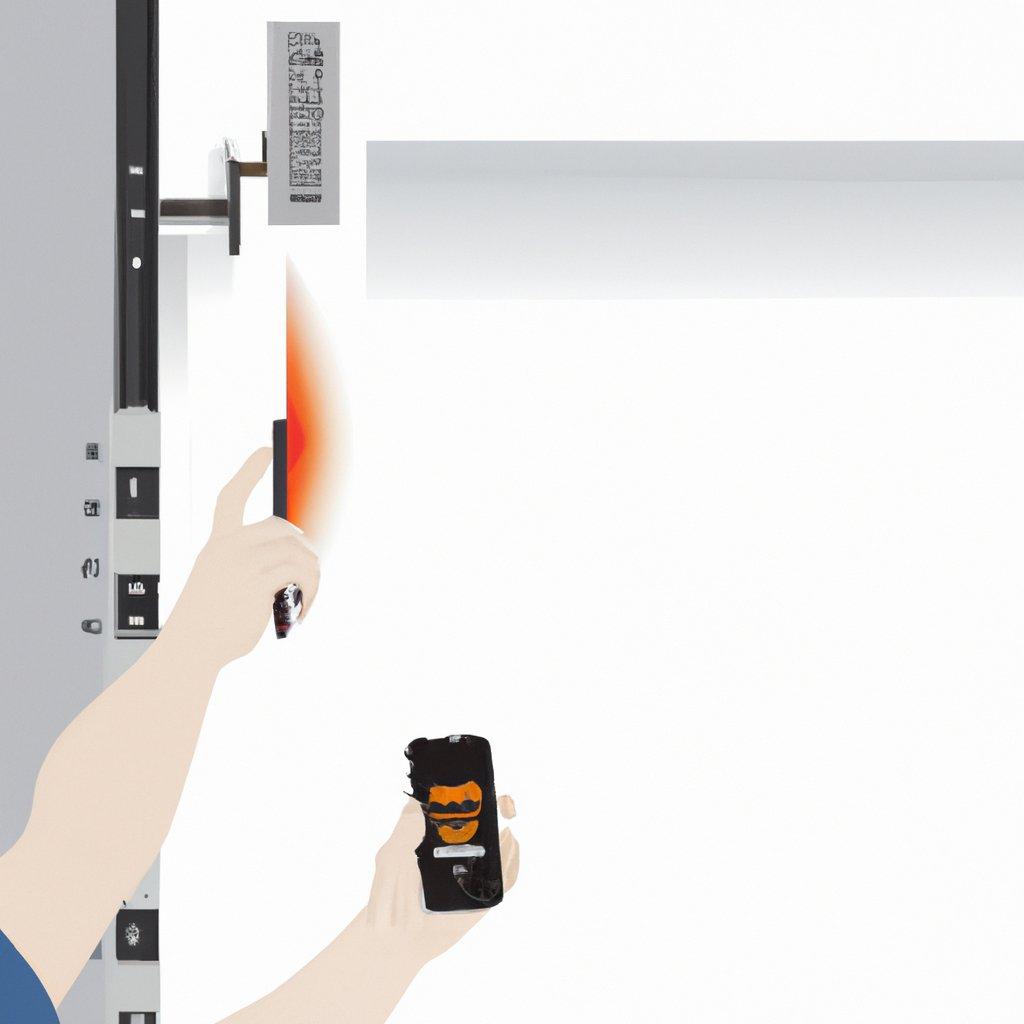 A modern warehouse equipped with advanced wireless alarm systems, including motion detectors and GSM alarm technologies, providing security and protection.