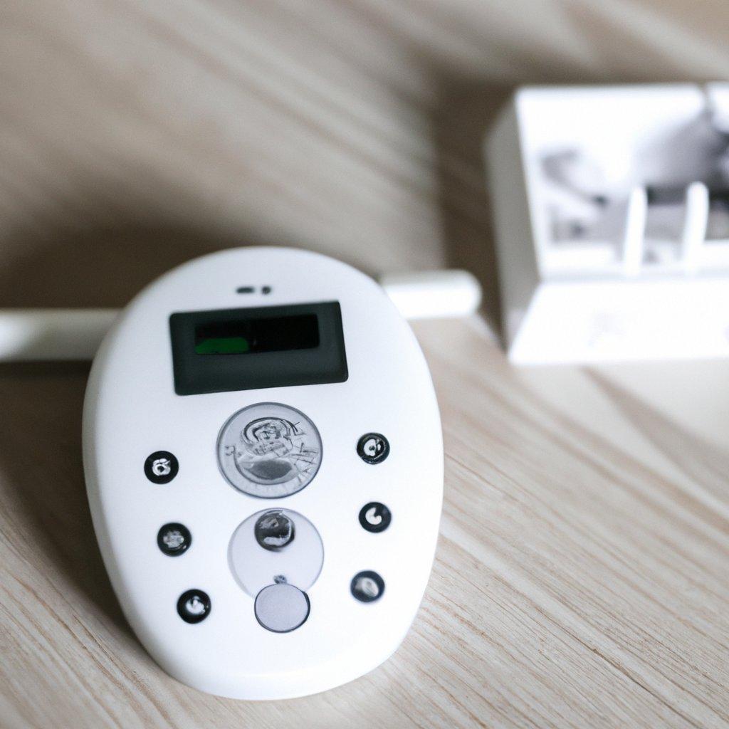 A modern wireless security alarm system installed in an apartment, showcasing features like motion detectors and a user-friendly interface.