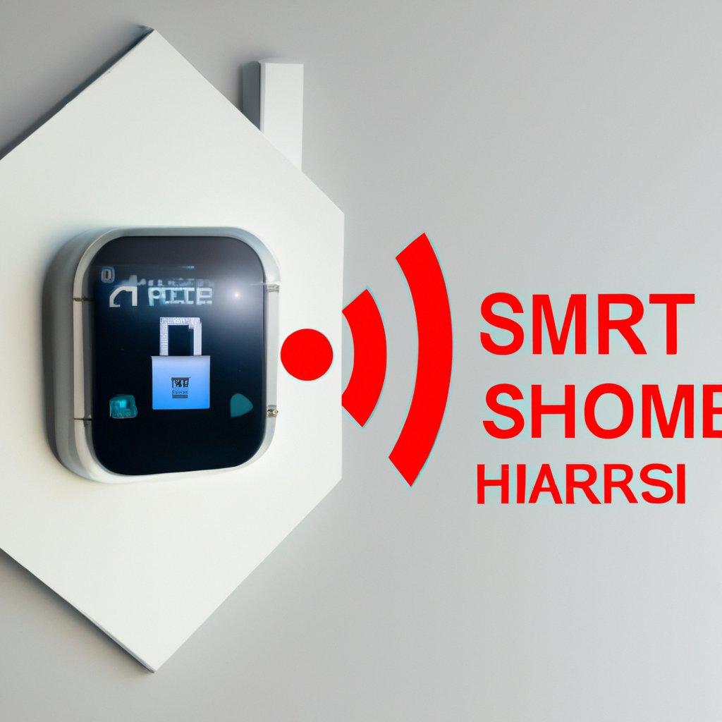 A smart home with integrated wireless security systems showcased, highlighting a wireless burglar alarm, motion detector, and professional alarm monitoring features.