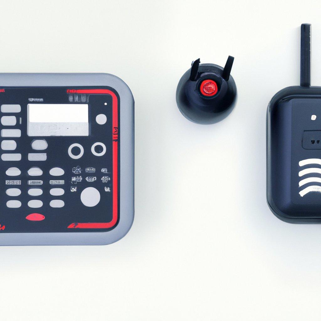 An infographic comparing wireless home security systems and traditional alarm systems, highlighting features like motion detection, GSM connectivity, and user preferences.