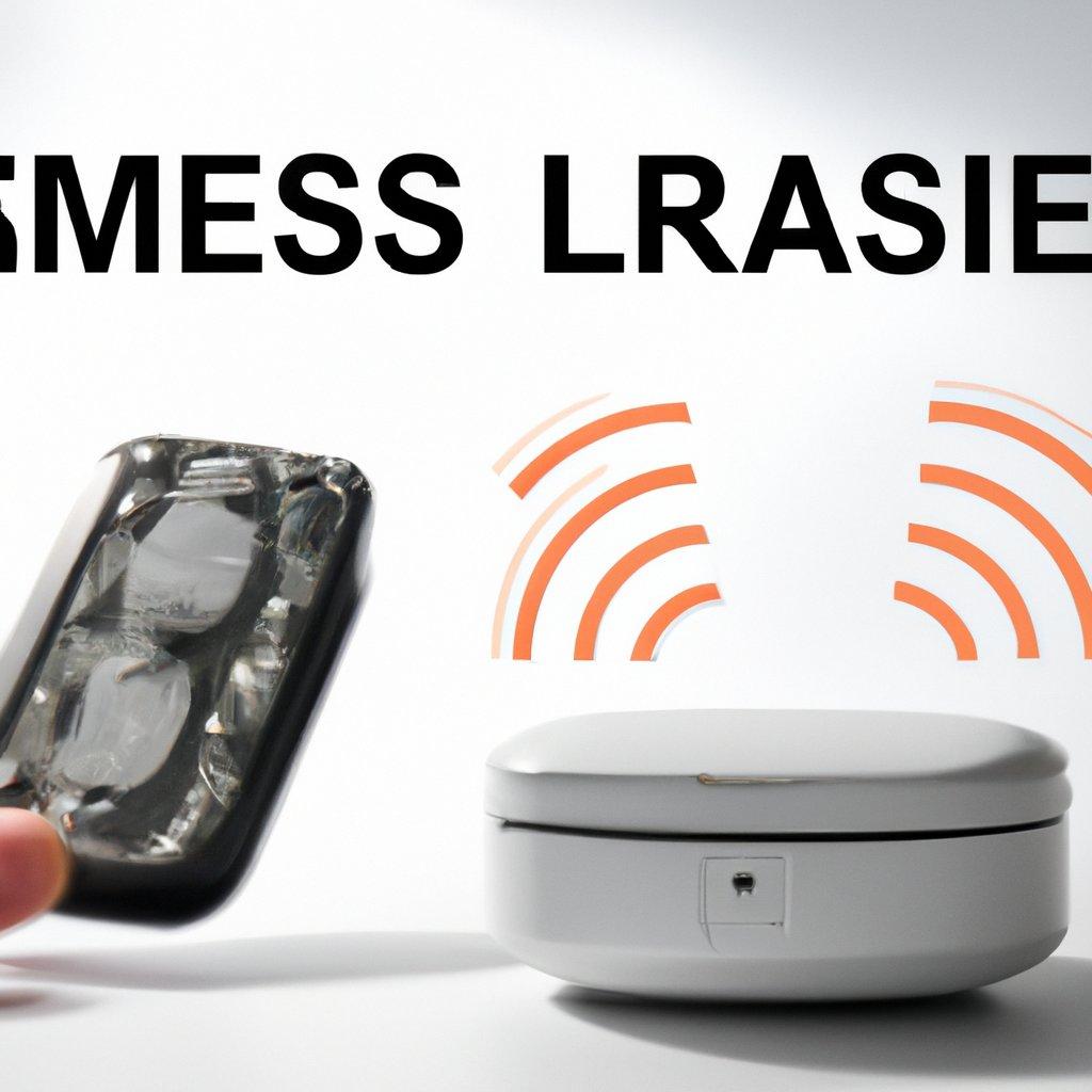 An image showcasing a wireless intruder alarm system alongside motion sensors, illustrating modern security technology for homes.